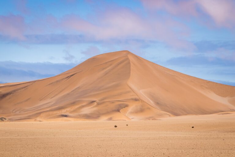 A very large dune in the Namib Desert.