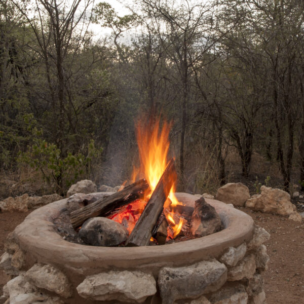 Tamboti Campsite Fireplace