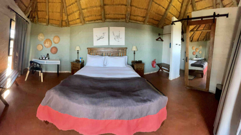 A room at the Grootberg Lodge.